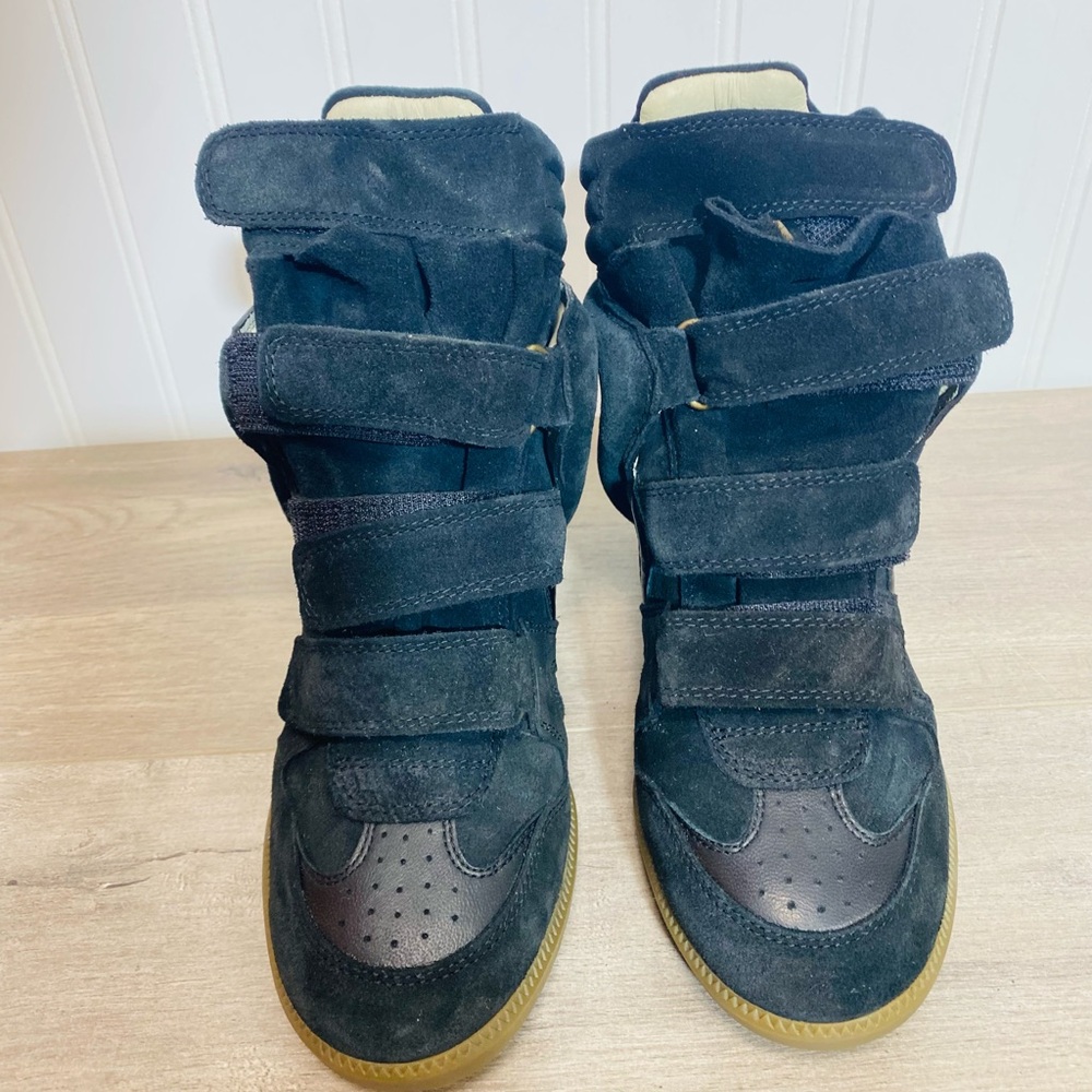 Brand new Isabel Marant bekett leather wedge sneakers size 7,5 no box - Picture 7 of 13